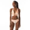 Carmen Marc Valvo Halter Bikini Top - Sun Set Palm