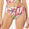 Carmen Marc Valvo Classic Shirred Waist Bikini Bottom - Brava Lily