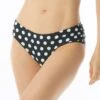 Beach House Swim Maddy Shirred Side Bikini Bottom - Retro Dot -Beach Fit Fashion H16892 001 R