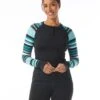 Beach House Sport Ava Zip Front Rash Guard - Shorelines -Beach Fit Fashion H20984 970 R