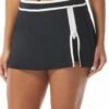 Beach House Sport Excel Zip Swim Skort - Piping -Beach Fit Fashion H22704 001 R