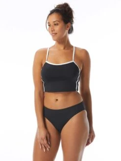 Beach House Sport Plateau Racerback Crop Top - Piping -Beach Fit Fashion H22712 001 alt02 R