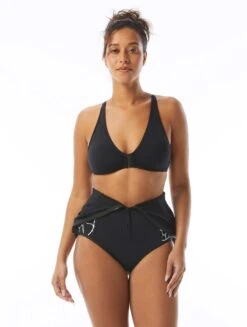 Beach House Sport Endurance Zip Front One Piece Swimsuit - Desert Giraffe -Beach Fit Fashion H28718 001 alt05 R