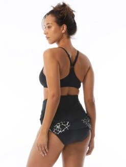 Beach House Sport Endurance Zip Front One Piece Swimsuit - Desert Giraffe -Beach Fit Fashion H28718 001 alt06 R