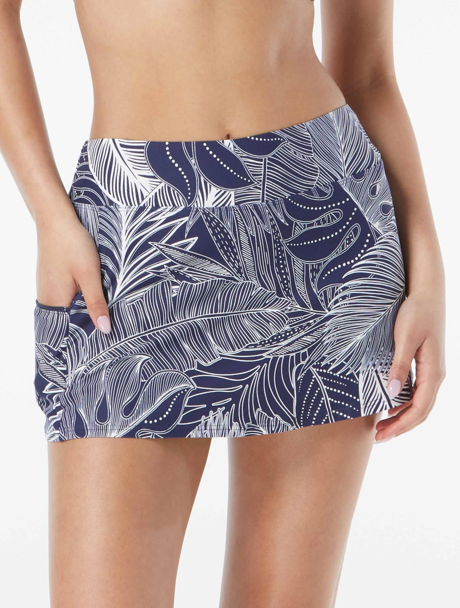 Beach House Sport Emma Swim Skort - Paradise Palm 3 Beach House Sport Emma Swim Skort - Paradise Palm