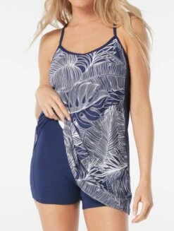 Beach House Sport Elite Swimdress - Paradise Palm -Beach Fit Fashion H38999 511 alt03