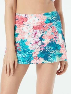 Beach House Swim Emma Pull On Swim Skort - Island Floral