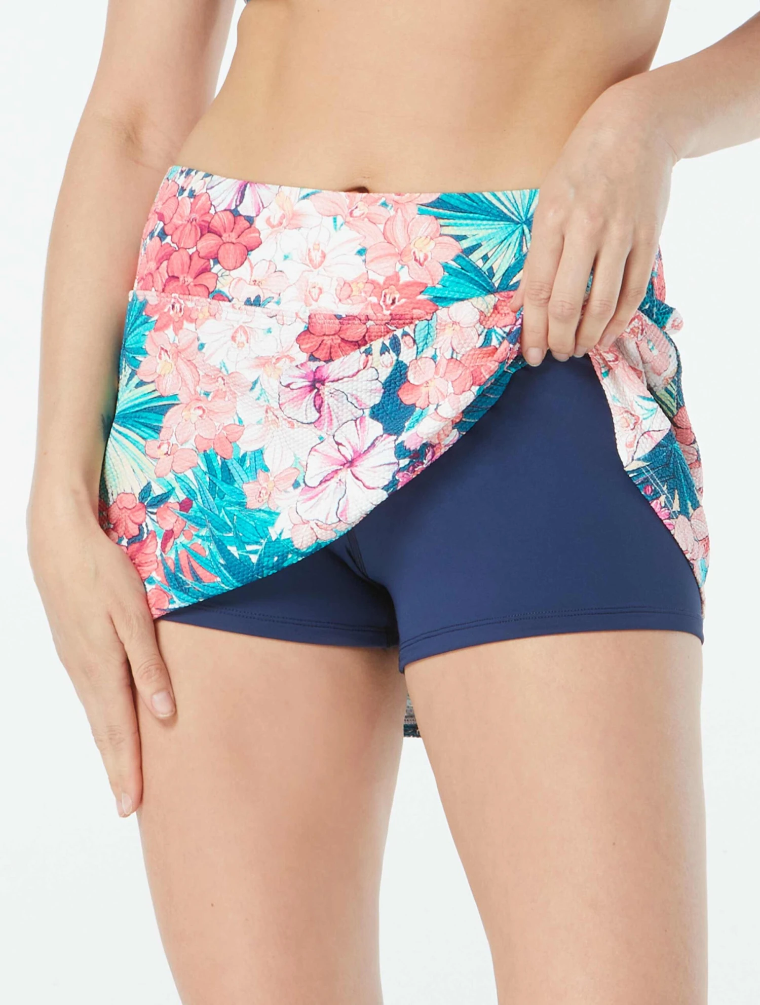 Beach House Swim Emma Pull On Swim Skort - Island Floral 5 Beach House Swim Emma Pull On Swim Skort - Island Floral - Image 3