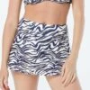 Beach House Swim Emma Pull On Swim Skort - Wild Tiger -Beach Fit Fashion H46371 511