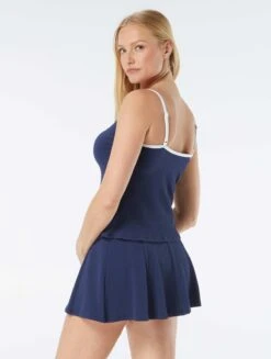 Beach House Swim Lexi Fitted Underwire Tankini Top - Pique Solids 9 Beach House Swim Lexi Fitted Underwire Tankini Top - Pique Solids -Beach Fit Fashion H51739 511 alt01