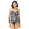Beach House Kerry Mesh Layer Underwire Tankini Top - Bay Dreaming -Beach Fit Fashion H59893 001