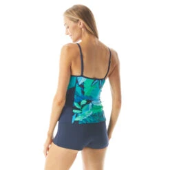 Beach House Sport Ambition Slim Fit Cross Back Tankini Top - Girl's Best Frond 9 Beach House Sport Ambition Slim Fit Cross Back Tankini Top - Girl's Best Frond -Beach Fit Fashion H66982 511 alt02