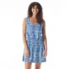 Beach House Style Tenley Smocked Waist Tank Dress - Naples -Beach Fit Fashion HD10621 409