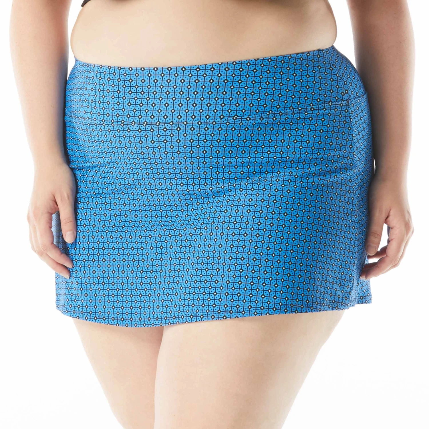 Beach House Plus Size Emma Pull On Swim Skort - Floral Fantasy 4 Beach House Plus Size Emma Pull On Swim Skort - Floral Fantasy - Image 2