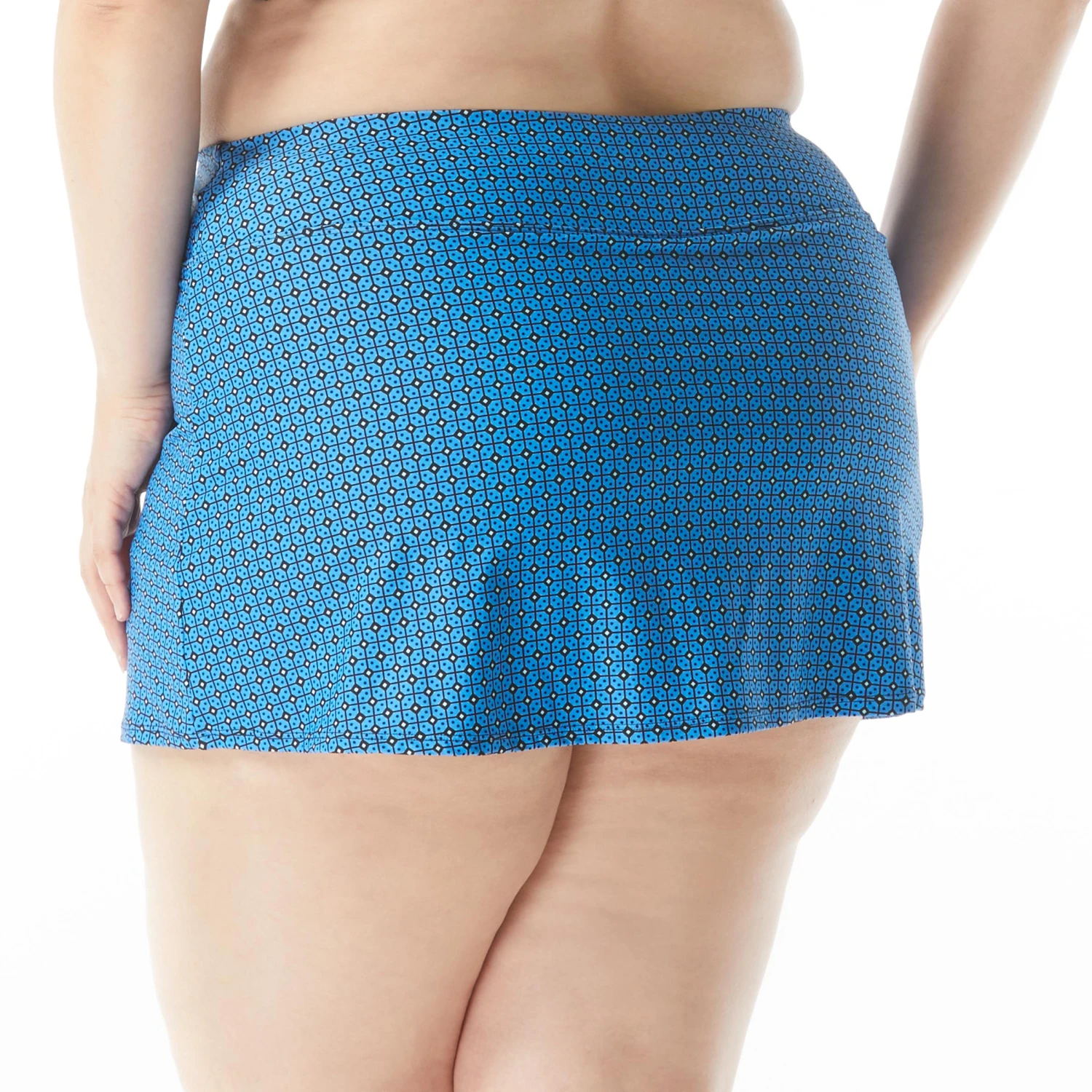 Beach House Plus Size Emma Pull On Swim Skort - Floral Fantasy 5 Beach House Plus Size Emma Pull On Swim Skort - Floral Fantasy - Image 3