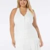 Beach House Swim Plus Size Nina Ruffled Trim Tankini Top - Pique Solids 2 Beach House Swim Plus Size Nina Ruffled Trim Tankini Top - Pique Solids -Beach Fit Fashion HW51401 100
