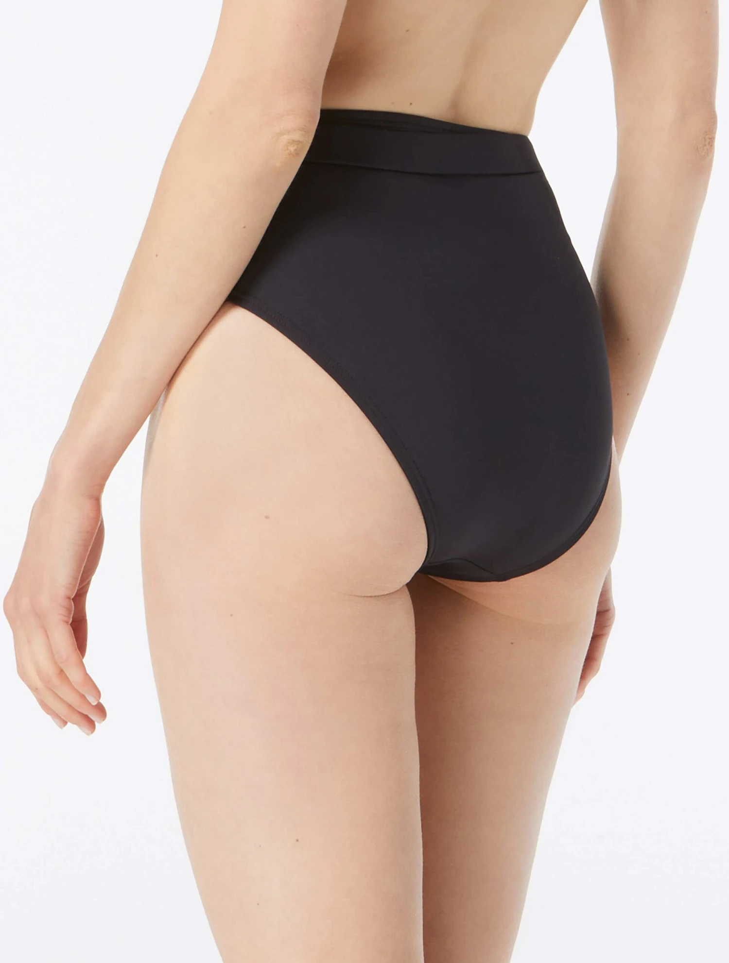 MICHAEL Michael Kors High Waist Bikini Bottom - Solids 6 MICHAEL Michael Kors High Waist Bikini Bottom - Solids - Image 4