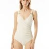 MICHAEL Michael Kors Logo Ring Surplus One Piece Swimsu It - Decadent Texture 2 MICHAEL Michael Kors Logo Ring Surplus One Piece Swimsu It - Decadent Texture -Beach Fit Fashion MM1W617 112 R