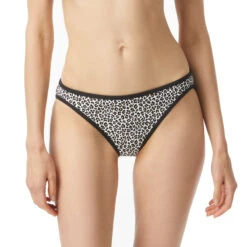 MICHAEL Michael Kors Classic Bikini Bottom - Mini Leopard