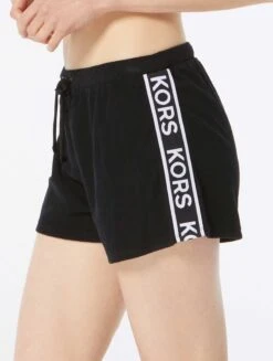 MICHAEL Michael Kors Cover Up Shorts - Logo Elastic Solids 7 MICHAEL Michael Kors Cover Up Shorts - Logo Elastic Solids -Beach Fit Fashion MM2M185 001 alt02