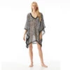 MICHAEL Michael Kors Caftan Cover Up - Leopard -Beach Fit Fashion MM9A770 261