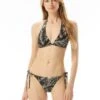MICHAEL Michael Kors Multi-Wear Triangle Bikini Top - Sonoran Palm 2 MICHAEL Michael Kors Multi-Wear Triangle Bikini Top - Sonoran Palm -Beach Fit Fashion MM9J027 001