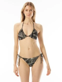 MICHAEL Michael Kors Multi-Wear Triangle Bikini Top - Sonoran Palm -Beach Fit Fashion MM9J027 001 alt03