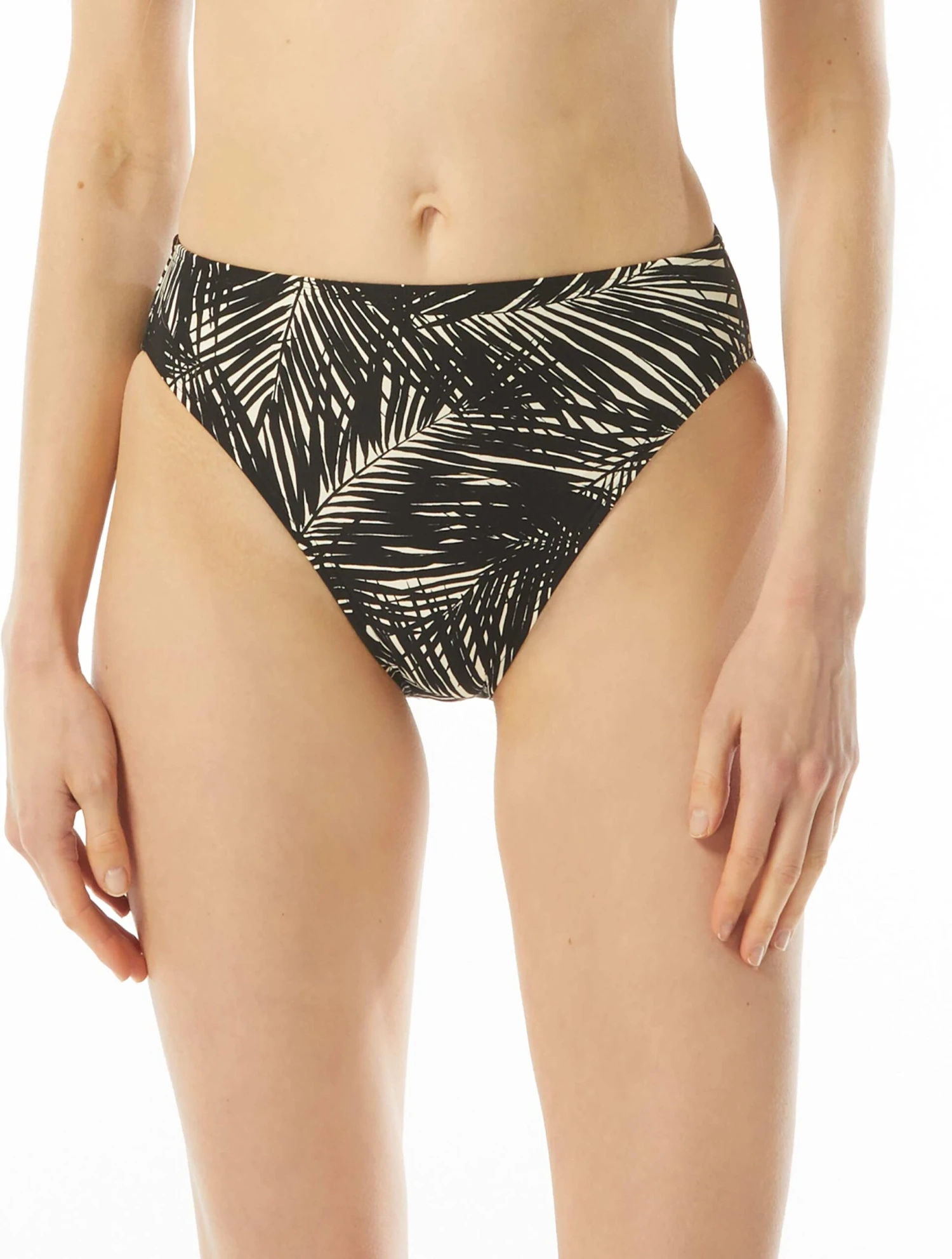 MICHAEL Michael Kors High Leg Bikini Bottom - Sonoran Palm 3 MICHAEL Michael Kors High Leg Bikini Bottom - Sonoran Palm
