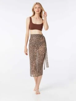 MICHAEL Michael Kors Wrap Cover Up Skirt - Wildcat -Beach Fit Fashion MM9M772 220 alt02
