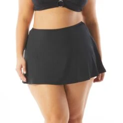 MICHAEL Michael Kors Plus Size Skirted Bottom - Iconic Solids