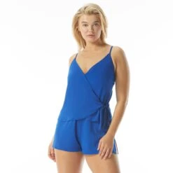 Coco Contours Chroma Bra Sized Swim Romper - Heritage
