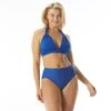 Coco Contours Athena Draped Halter Bra Sized Bikini Top - Heritage 1 Coco Contours Athena Draped Halter Bra Sized Bikini Top - Heritage -Beach Fit Fashion T31101 433