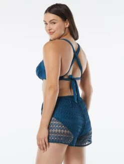 Coco Contours Regal Draped Bra Sized Underwire Push Up Bikini Top - Keepsake -Beach Fit Fashion T32117 439 alt05