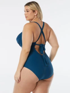 Coco Contours Regal Draped Push Up Underwire One Piece Swimsuit - Keepsake 9 Coco Contours Regal Draped Push Up Underwire One Piece Swimsuit - Keepsake -Beach Fit Fashion T32119 439 alt03