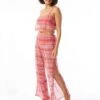 Coco Contours Aflutter Side Slit Cover Up Pants - Summer Crochet