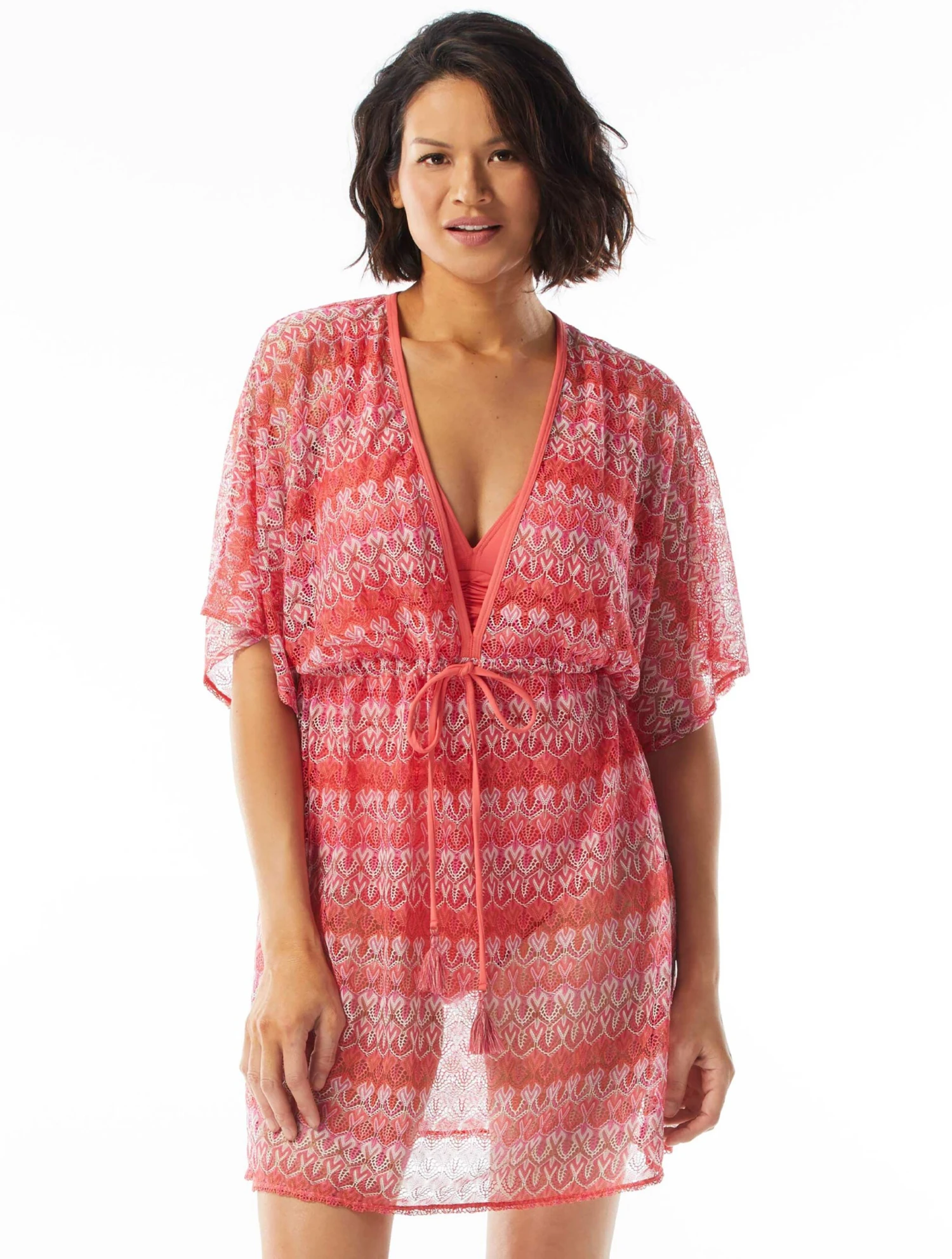 Coco Contours Breeze V-Neck Caftan Cover Up - Summer Crochet 5 Coco Contours Breeze V-Neck Caftan Cover Up - Summer Crochet - Image 3