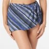Coco Contours Halo Sarong Swim Skirt - Rainforest Stripe 2 Coco Contours Halo Sarong Swim Skirt - Rainforest Stripe -Beach Fit Fashion T56073 970