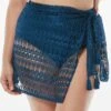 Coco Contours Pacific Sarong Swim Skirt - Crochet -Beach Fit Fashion T63111 439