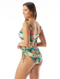 Coco Reef Elevate Bra Sized Shirred Underwire Bikini Top - Passion Flower -Beach Fit Fashion U26461 006 alt05 R