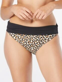 Coco Reef Impulse High Waist Rollover Bikini Bottom - Wild Cheetah -Beach Fit Fashion U27208 006 alt02 R