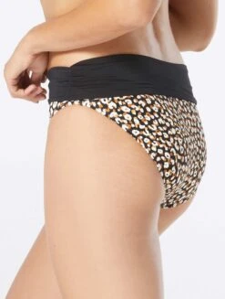 Coco Reef Impulse High Waist Rollover Bikini Bottom - Wild Cheetah -Beach Fit Fashion U27208 006 alt03 R
