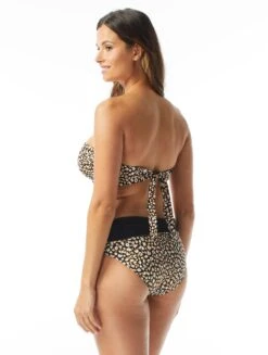 Coco Reef Charisma Bra Sized Underwire Bandeau Bikini Top - Wild Cheetah -Beach Fit Fashion U27474 006 alt03 R