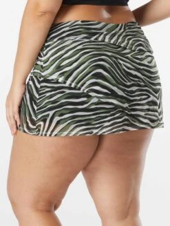 Coco Reef Sway Swim Skort - Wild Zebra 11 Coco Reef Sway Swim Skort - Wild Zebra -Beach Fit Fashion U29126 004 alt04