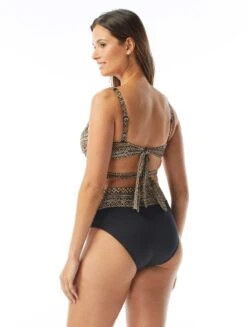 Coco Reef Five Way Bra Sized Underwire Bikini Top - Ikat Stripe -Beach Fit Fashion U30988 006 alt08 R