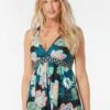 Coco Reef Sublime Bra Sized Underwire Tankini Top - Tropical Lotus -Beach Fit Fashion U35499 006