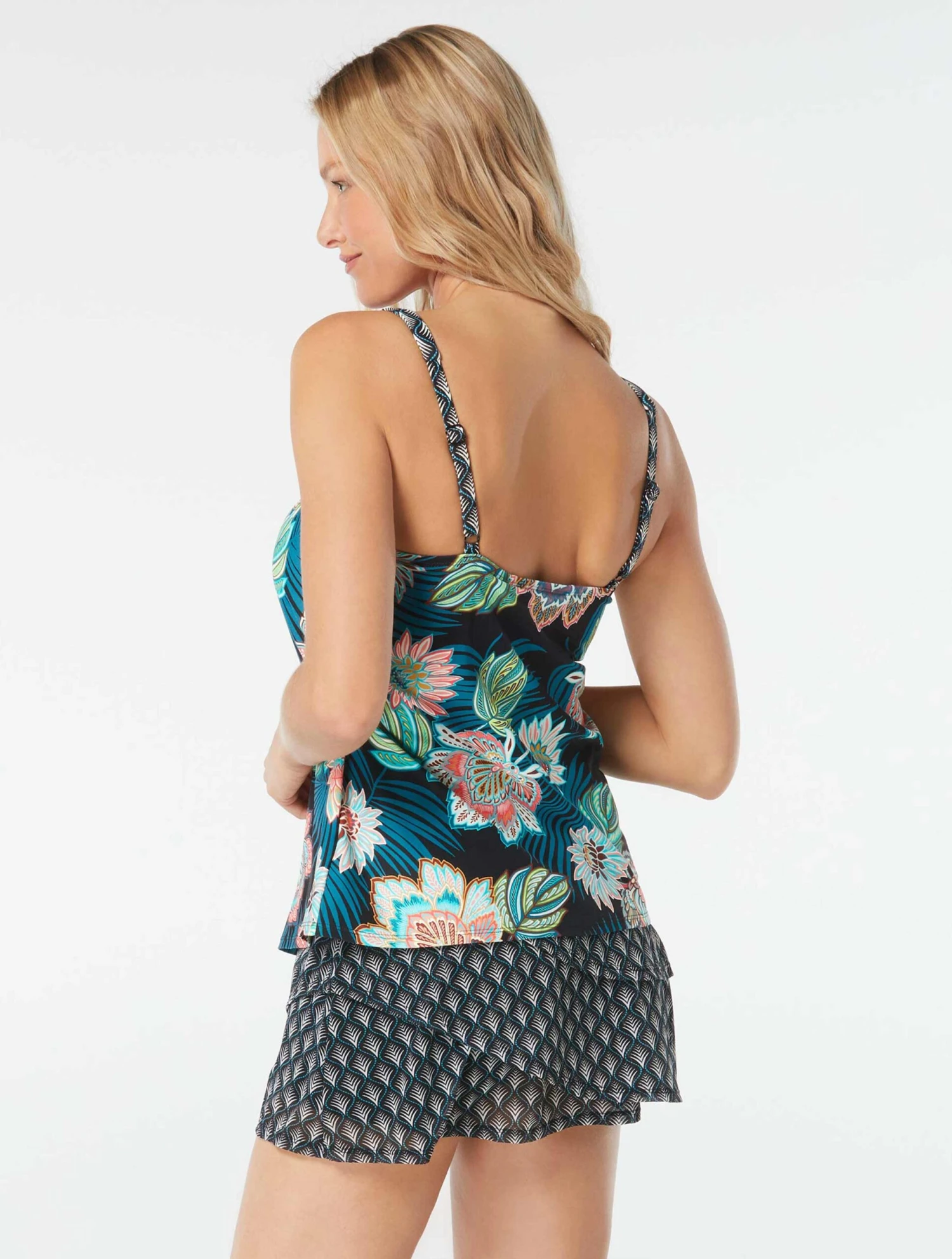 Coco Reef Ultra Fit Bra Sized Underwire Tankini Top - Tropical Lotus 11 Coco Reef Ultra Fit Bra Sized Underwire Tankini Top - Tropical Lotus - Image 9