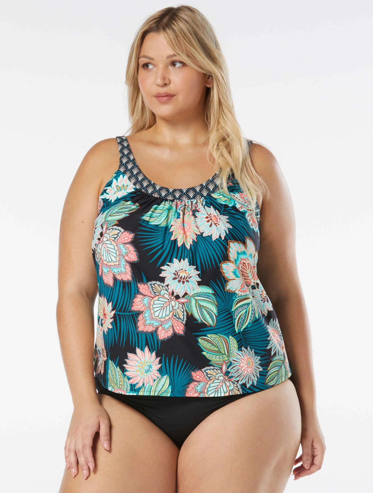 Coco Reef Ultra Fit Bra Sized Underwire Tankini Top - Tropical Lotus 12 Coco Reef Ultra Fit Bra Sized Underwire Tankini Top - Tropical Lotus - Image 10
