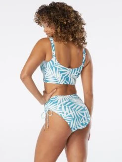 Coco Reef Elevate Bra Sized Shirred Underwire Bikini Top - Royal Palm -Beach Fit Fashion U43461 438 alt01