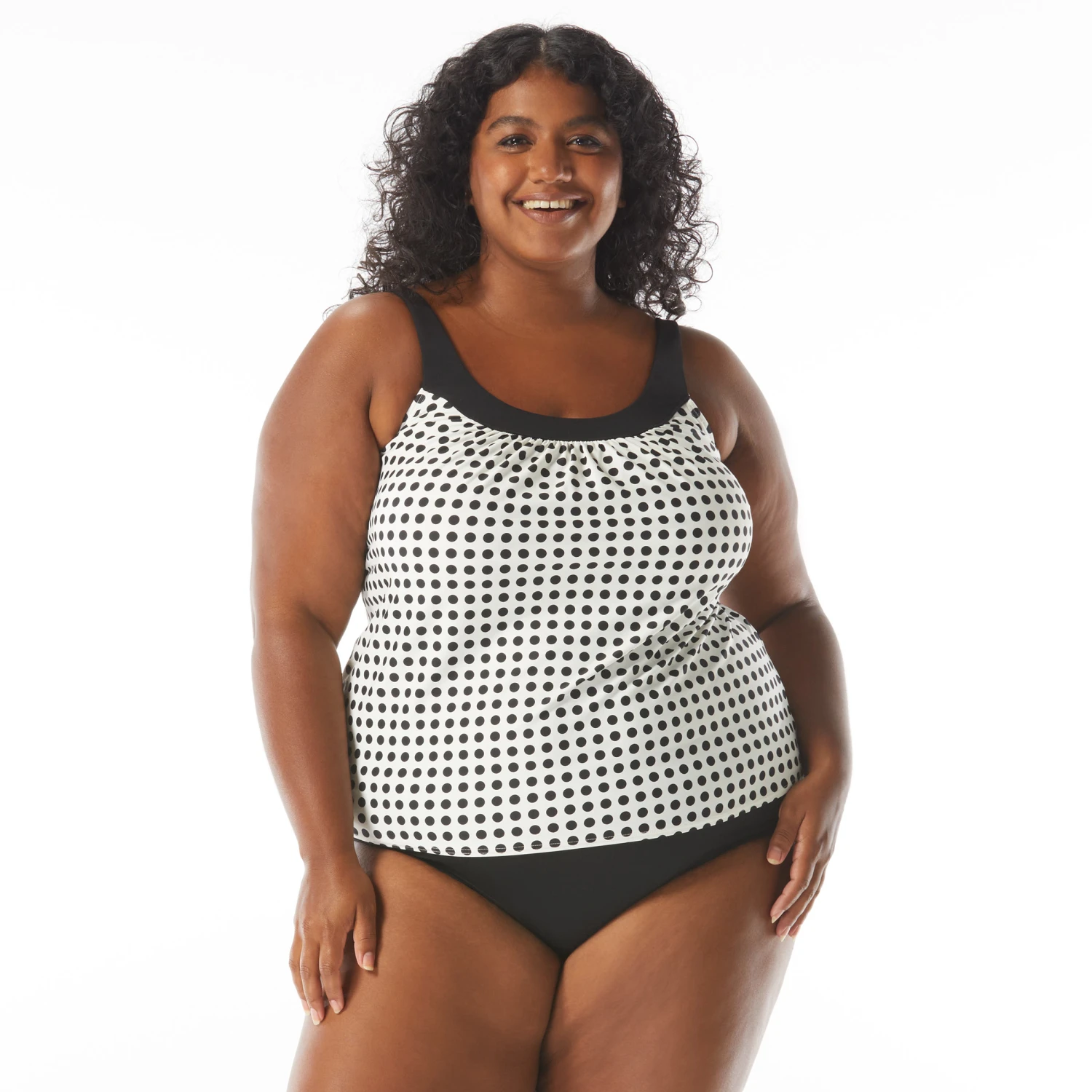 Coco Reef Ultra Fit Bra Sized Underwire Tankini Top - Riviera Dot 4 Coco Reef Ultra Fit Bra Sized Underwire Tankini Top - Riviera Dot - Image 2