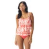 Coco Reef Aura Ruffle Bra Sized Underwire Tankini Top - The Coast Tie Dye